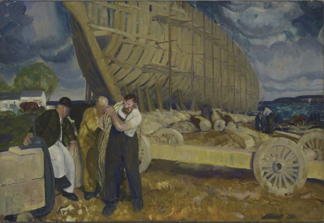 George Bellows Builders of Ships France oil painting art